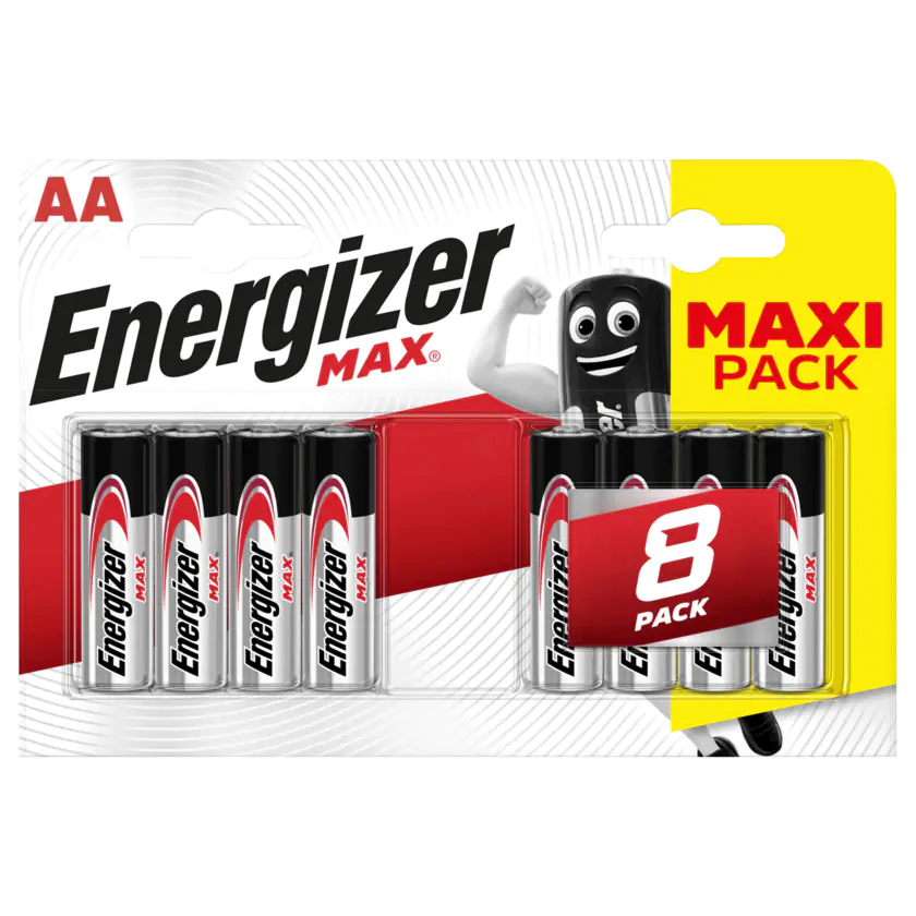 Energizer Max Mignon-Batterien AA 8 Stück - 7638900426618