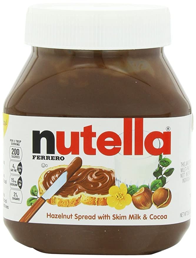 Nutella Hazelnut Spread, 26.5 Ounce ( Case of 12 ) - 763985659419
