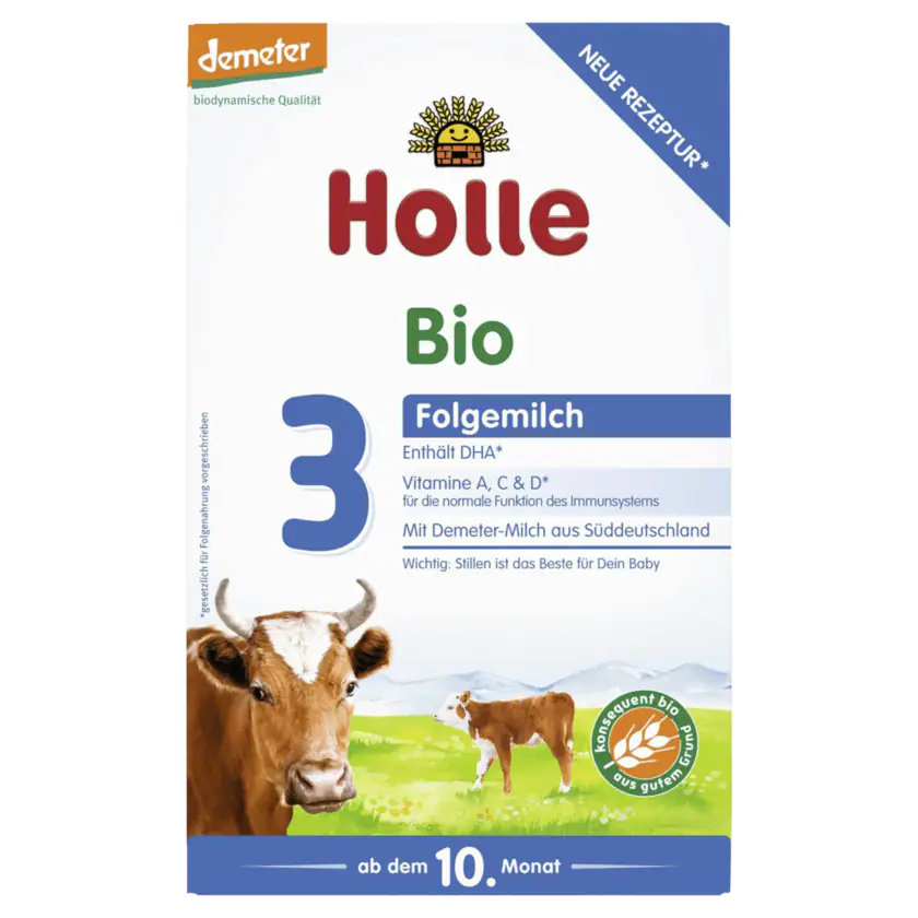 Demeter Bio Holle Folgemilch ab dem 10. Monat 600g - 7640161878099