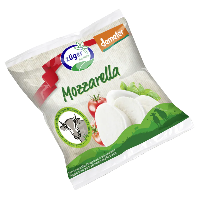 Zügner Bio Demeter Mozzarella 200g - 7640166797586