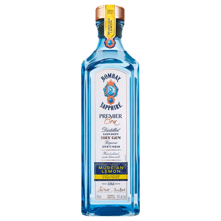 Bombay Sapphire Premier Cru London Dry Gin 0,7l - 7640175743642