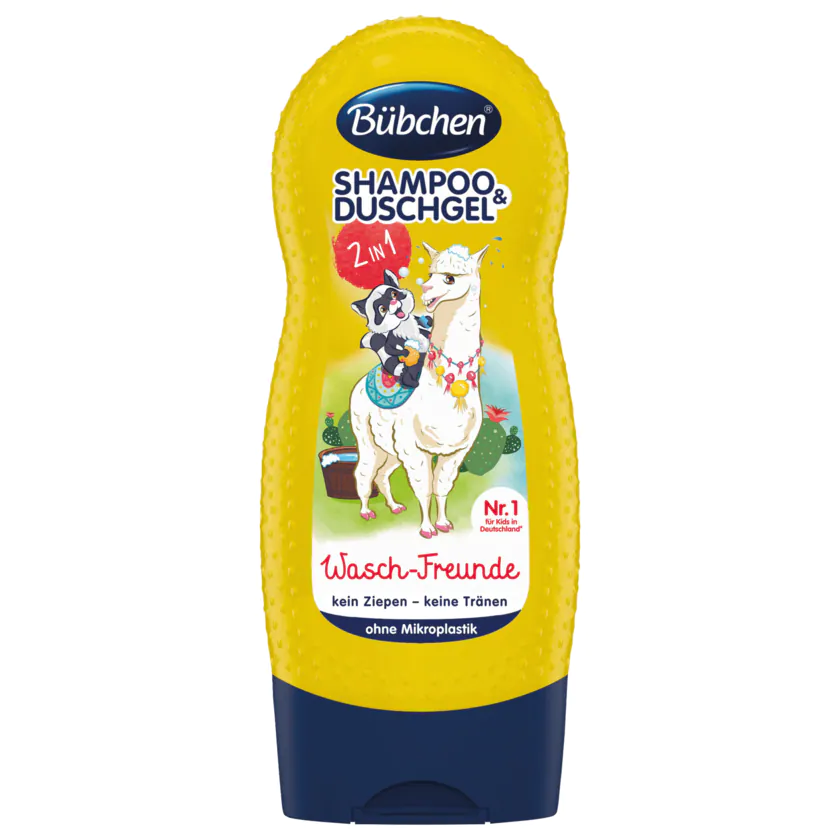Bübchen 2 in 1 Shampoo & Duschgel Wasch-Freunde 230ml - 7640203240440