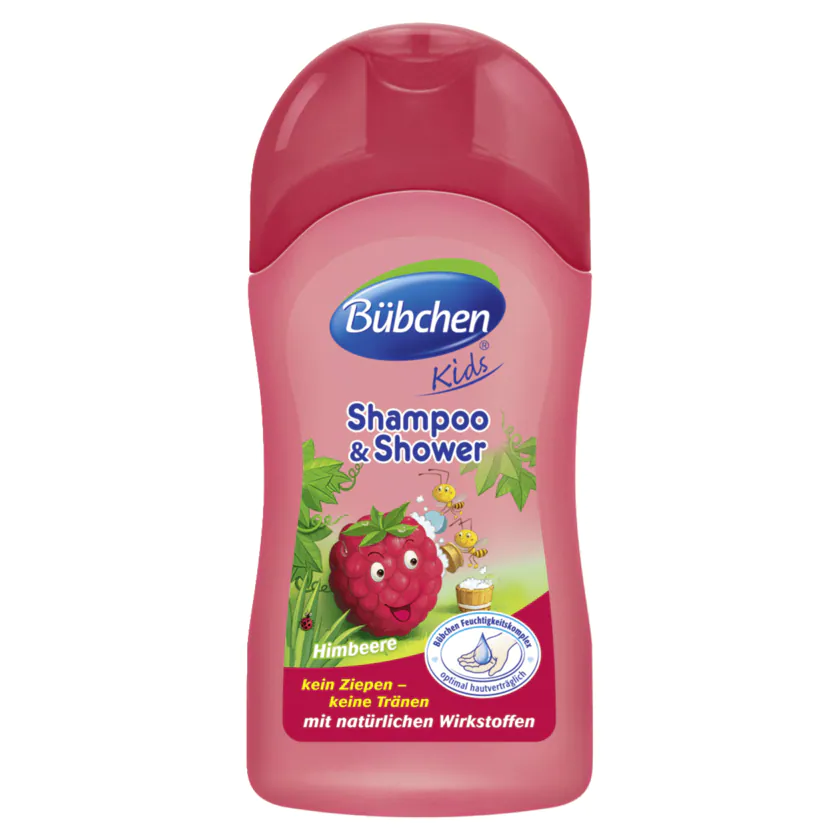 Bübchen Kids Shampoo & Duschgel Himbeere 50ml - 7640203240808
