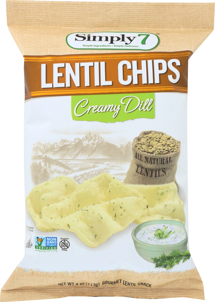 Creamy Dill Lentil Chips, Creamy Dill - 764218608389