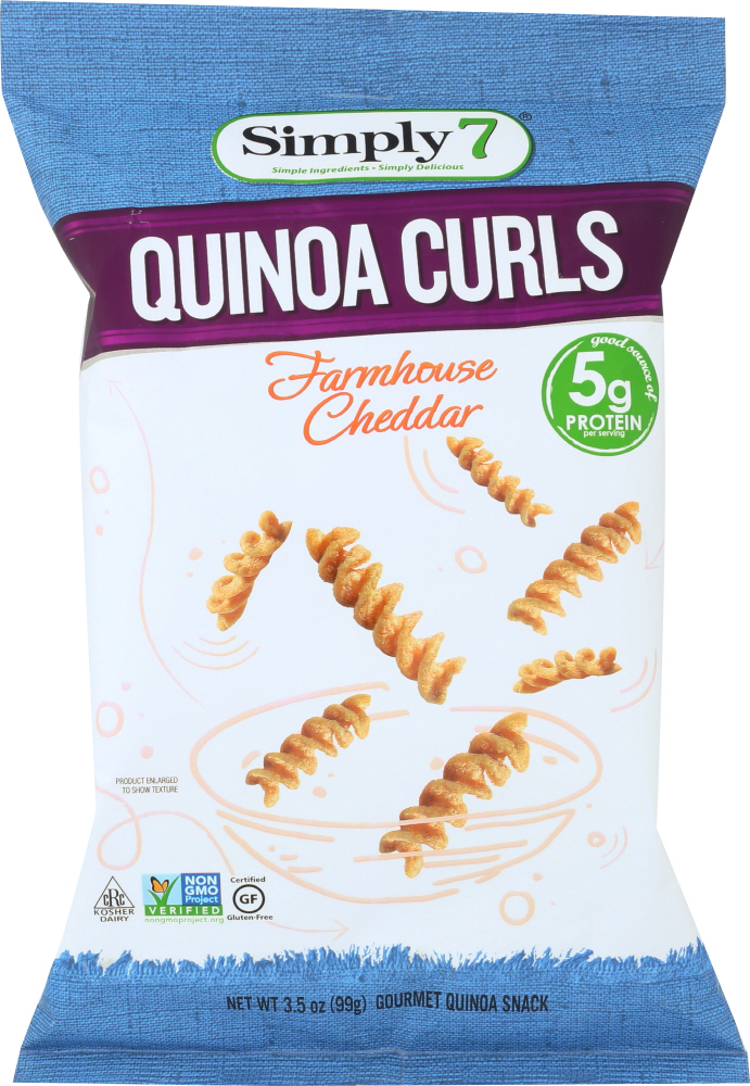 Quinoa Curls, Farmhouse Cheddar - quinoa