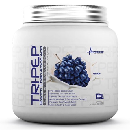 Metabolic Nutrition Tri-Pep - Branch Chain Amino Acid Blue Raspberry 40 Servings - 764779519957