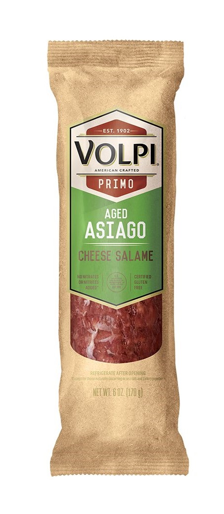 Aged Asiago Cheese Salame, Aged Asiago - 765171424139