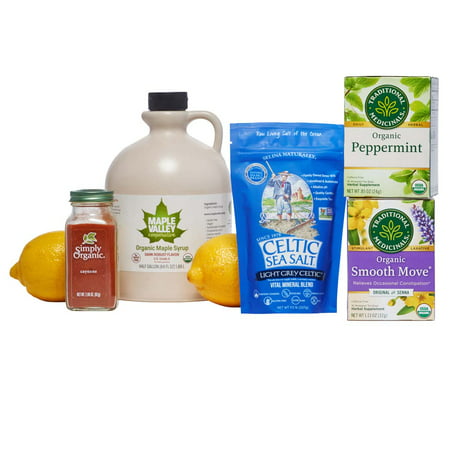 Maple Valley 10 Day Certified Organic Master Cleanse Maple Syrup and Lemonade Detox Kit - 765299000086