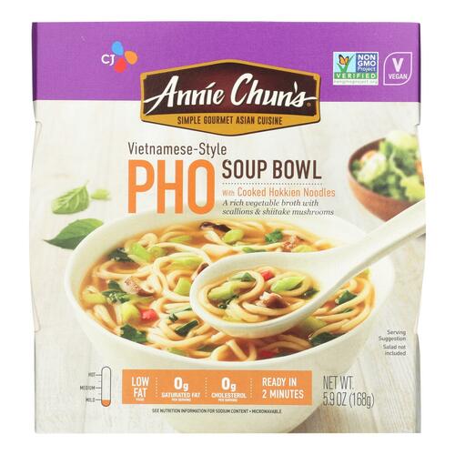 ANNIE CHUNS: Vietnamese Pho Soup Bowl Mild, 5.9 oz - 0765667100110