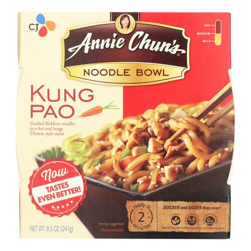 ANNIE CHUN’S: Kung Pao Noodle Bowl Medium, 8.6 oz - 0765667100608