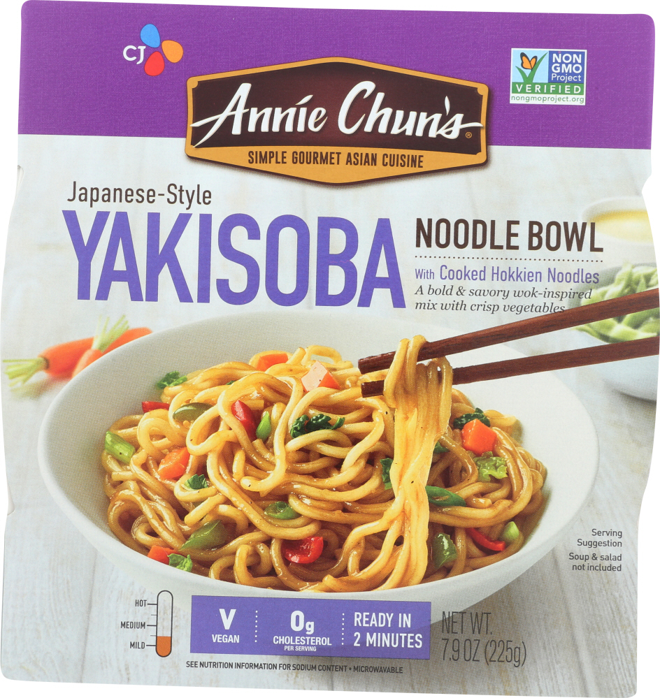 Japanese-Style Yakisoba With Cooked Hokkien Noodles Bowl, Yakisoba - 765667110911