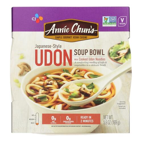 Annie Chun's Udon Soup Bowl - Case Of 6 - 5.9 Oz. - 0765667725986
