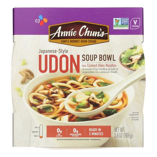 Annie Chun's Udon Soup Bowl - Case Of 6 - 5.9 Oz. - 765667725986