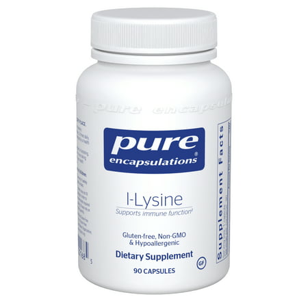 Pure Encapsulations L-Lysine | Amino Acid Supplement for Immune Support and Gum Health* | 90 Capsules - 766298001685