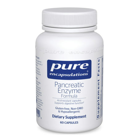 Pure Encapsulations Pancreatic Enzyme Formula | Supplement to Support the Optimal Digestion of Food and Absorption of Nutrients* | 60 Capsules - 766298002149
