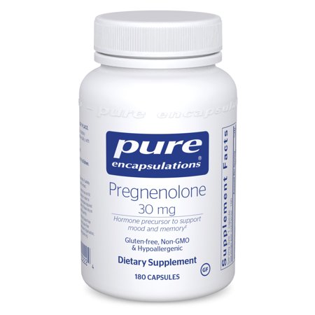 Pure Encapsulations Pregnenolone 30 mg Supplement to Support the Immune System, Memory, and Hormone Balance* 180 Capsules - 766298002224