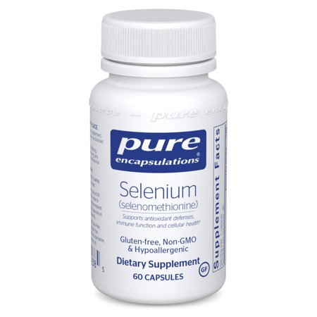 Pure Encapsulations Selenium (Selenomethionine) Antioxidant Supplement for Immune System, Prostate, Collagen and Thyroid Support* 60 Capsules - 766298002385