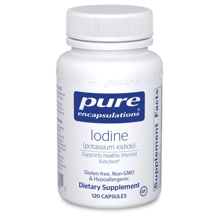 Pure Encapsulations Iodine Supplement to Support the Thyroid and Maintain Healthy Cellular Metabolism* 120 Capsules - 766298003825
