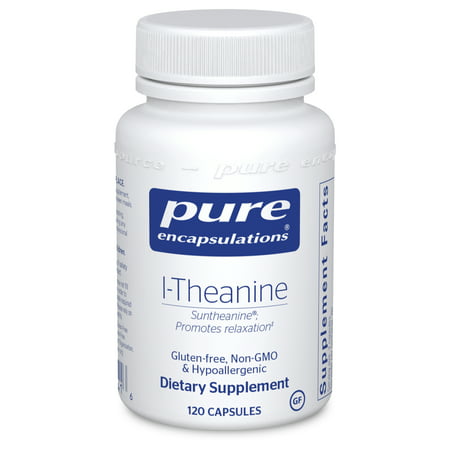 Pure Encapsulations L-Theanine | Amino Acid Supplement for Relaxation and Wellness* | 120 Capsules - 766298005416