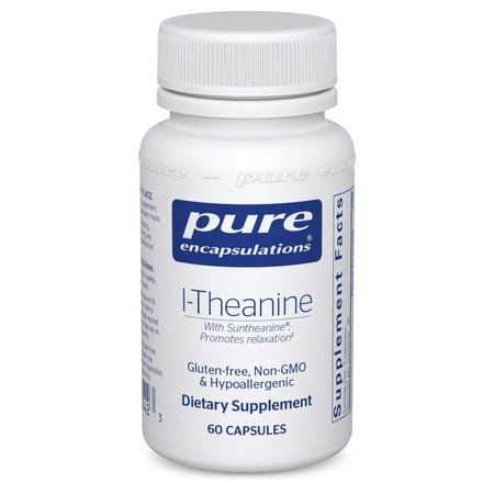 Pure Encapsulations L-Theanine | Amino Acid Supplement for Relaxation and Wellness* | 60 Capsules - 766298005423