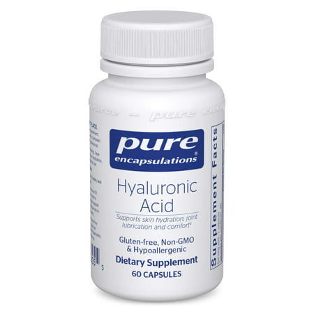 Pure Encapsulations Hyaluronic Acid | Supplement to Support Skin Hydration Joint Lubrication and Comfort* | 60 Capsules - 766298006055