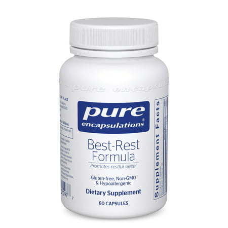 Pure Encapsulations Best-Rest Formula | Supplement to Support the Onset of Sleep and Sleep Quality* | 60 Capsules - 766298010977