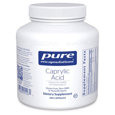 Pure Encapsulations Caprylic Acid | Supplement for Gut and Digestive Health GI Balance Gastrointestinal Support and Intestinal Health* | 240 Capsules - 766298011271