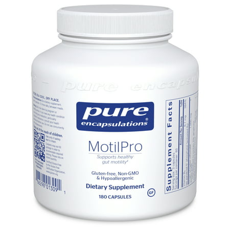 Pure Encapsulations MotilPro | Hypoallergenic Dietary Supplement to Promote Healthy Gut Motility* | 180 Capsules - 766298013091