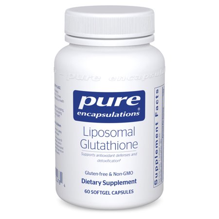 Pure Encapsulations Liposomal Glutathione Supplement for Immune Support, Liver, Antioxidants, Detoxification, and Free Radicals* 60 Softgel Capsules - 766298014784