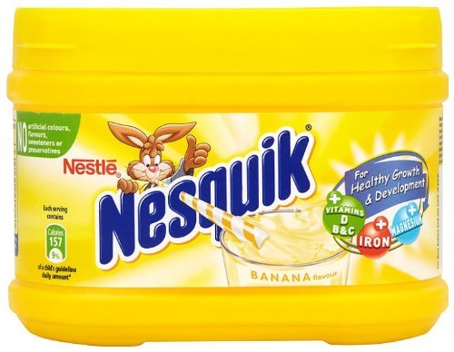 Nestle Nesquik Banana Flavor Milk Shake 300 G (1 box) - 766485636072