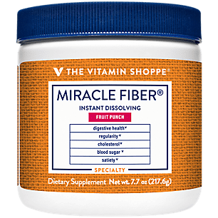 Miracle Fiber Powder Digestive Health Glucose Support Fruit Punch (7.7 oz. / 34 Servings) - 766536024032