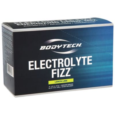 BodyTech Electrolyte Fizz Packets, Lemon Lime Supports Energy Endurance with 1200MG of Vitamin C, On the Go Refreshment (32 Packets) - 766536025732