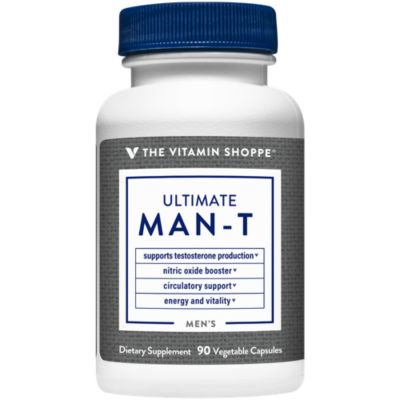 The Vitamin Shoppe Ultimate Testosterone Supports Testosterone Production, Boost Nitric Oxide, Promotes Circulation and Promotes Energy Stability (90 Veggie Caps) - 766536032839