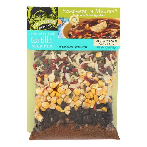 Frontier, homemade in minutes, tortilla soup mix - 0766694301204