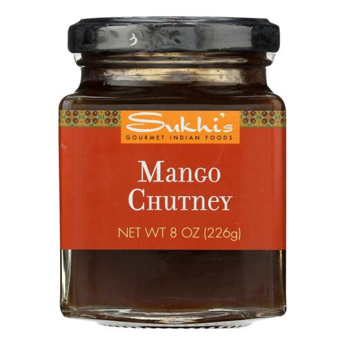 Sukhi's Gourmet Indian Food Chutney - Mango - Case Of 6 - 8 Oz. - 0767226001050