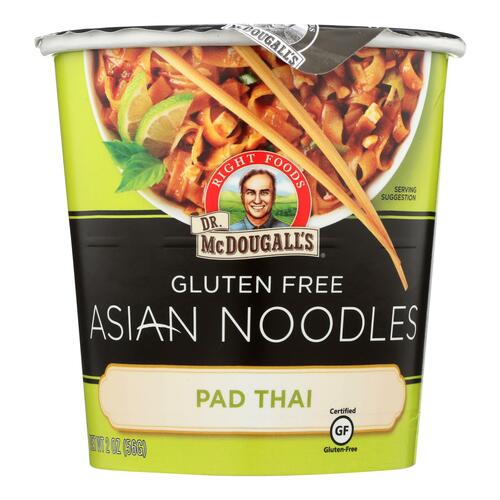 DR MCDOUGALLS: Pad Thai Noodles Gluten Free Soup, 2 oz - 0767335020010