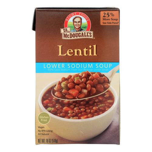 Lower Sodium Lentil Soup - 767335077786