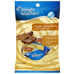 Weight Watchers English Toffee Squares - 76740075264