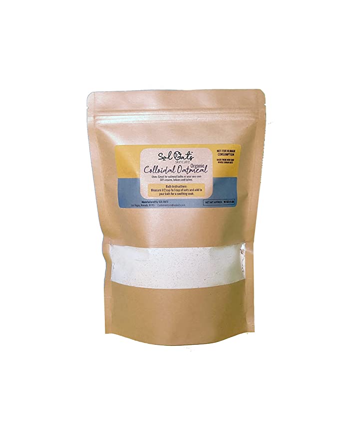 SOL OATS 1LB (16oz) Colloidal Oatmeal Powder - 767531168677