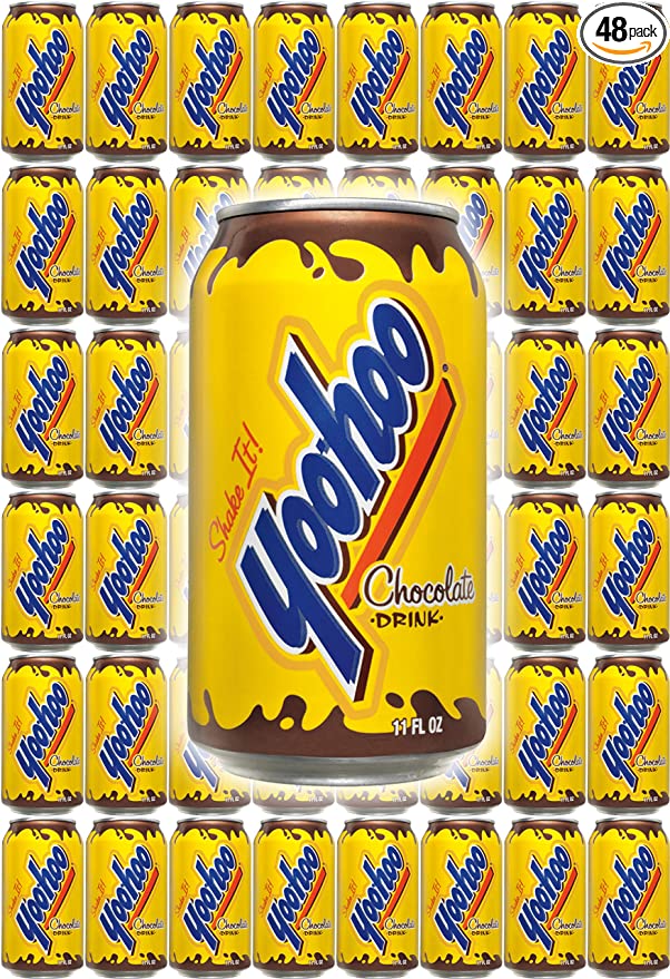 Yoo-Hoo Chocolate Drink, 11 oz Can (Pack of 48, Total of 528 Oz) - 767563310709