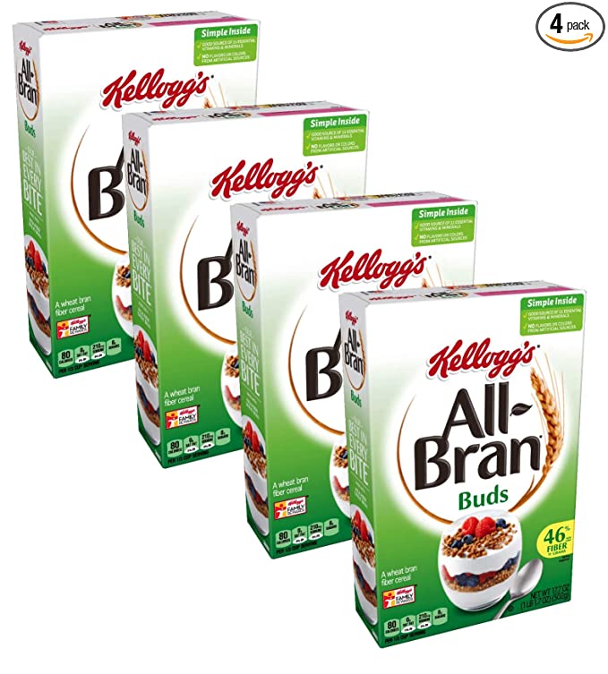  Kellogg's All-Bran Buds Cereal - 17.7 oz - 4 Pack  - 767563625872
