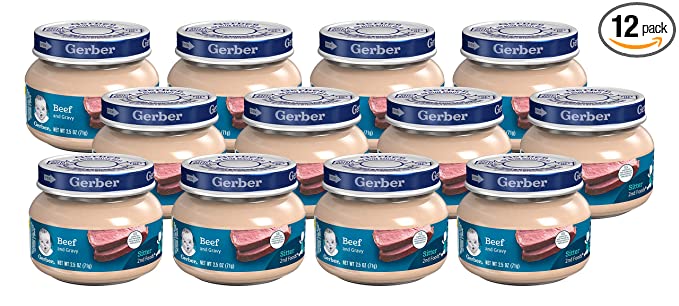  Gerber Ham and Ham Gravy, 2.5 Ounce (Pack of 12)  - 015000012151