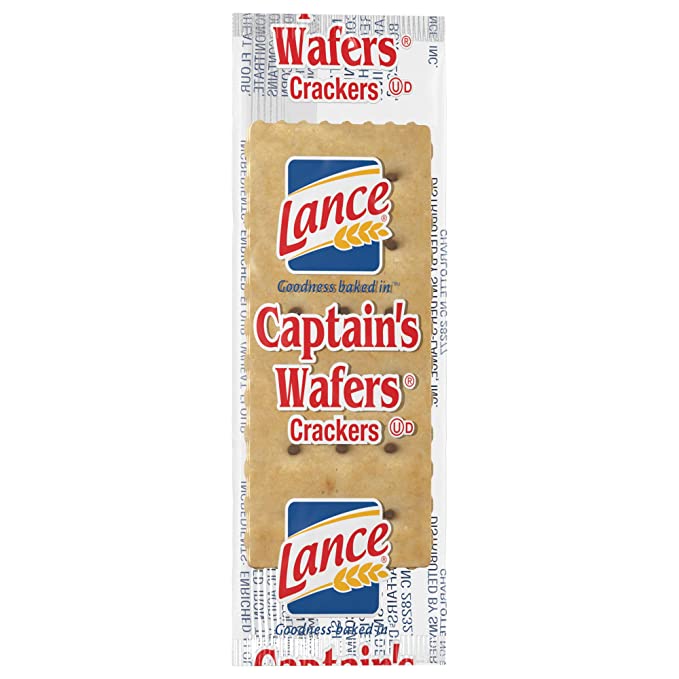  Lance Captain Wafers Original Flavor, Individual 2-Packs, 500 Packs Total, .23 Ounces Each  - 076410453781