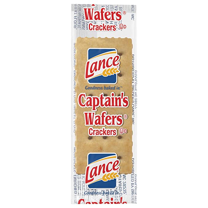Lance Captain Wafers Original Flavor, Individual 2-Packs, 500 Packs Total, .23 Ounces Each - 076410453781