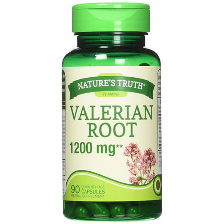 Nature s Truth Supplement Valerian Root 1200mg Promotes Restful Sleep 90Ct - 767644644808