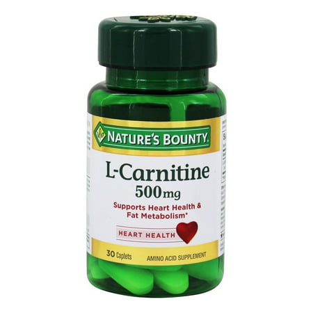 Nature's Bounty L-Carnitine 500 mg, 30 Tablets (B000KOOARU) - 767644674317