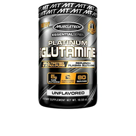 Glutamine Powder | MuscleTech 100% Pure L Glutamine Powder | Post Workout Recovery Drink | L-Glutamine Powder for Men & Women | Muscle Recovery | Unflavored (60 Servings) (B00IUHMKJ4) - 767644695275