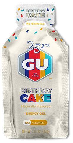 GU Fuel Energy Gel - 24 Pack - Birthday Cake Flavor - 769493102836