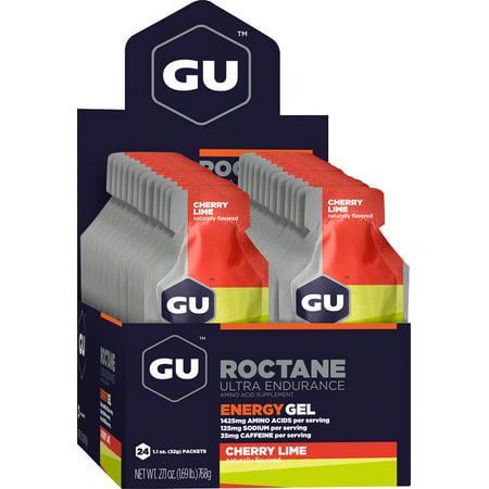 Gu Roctane Energy Gel Cherry-Lime 24 Ct - 769493205056