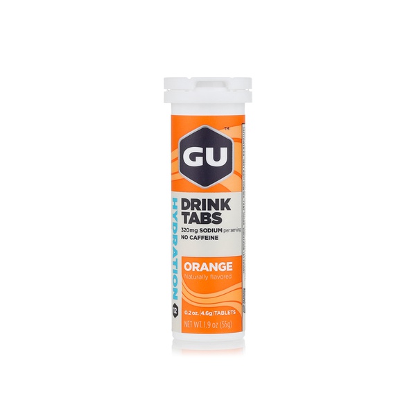 Gu orange flavoured drink tabs 55g - Waitrose UAE & Partners - 769493501592